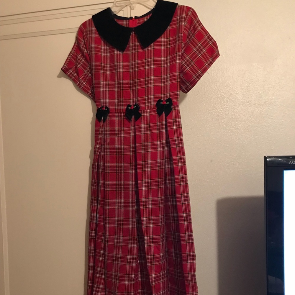 Multi color red dresses